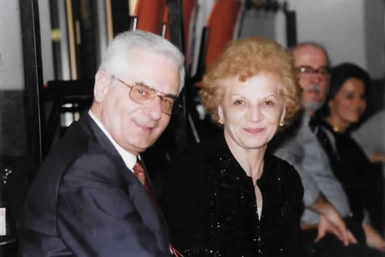 On the left Giovanni Franco Felice Maggi, founder of Automec Srl